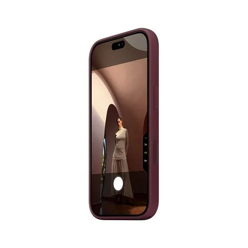 Чехол Apple Silicone Case для iPhone 18 Pro, MagSafe, силикон, бургунди / burgundy