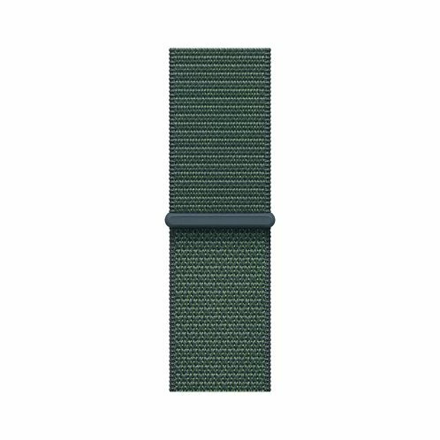 Watch SE 2024, 44 mm, алюминий "сияющая звезда", ремешок Textile Sport Loop, зеленый