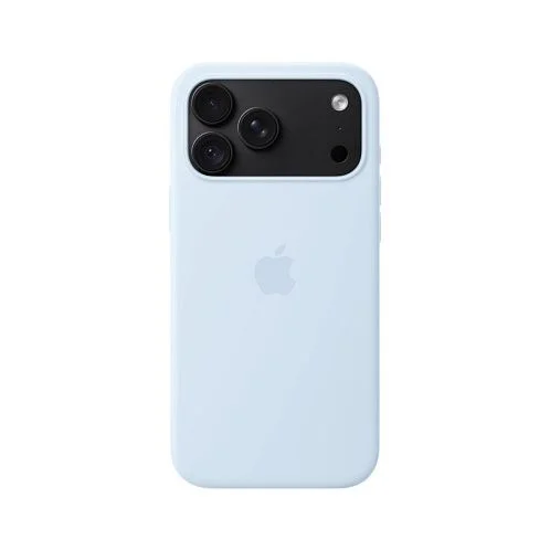 Чехол Apple Silicone Case для iPhone 18 Pro Max, MagSafe, силикон, холодный голубой / crisp blue