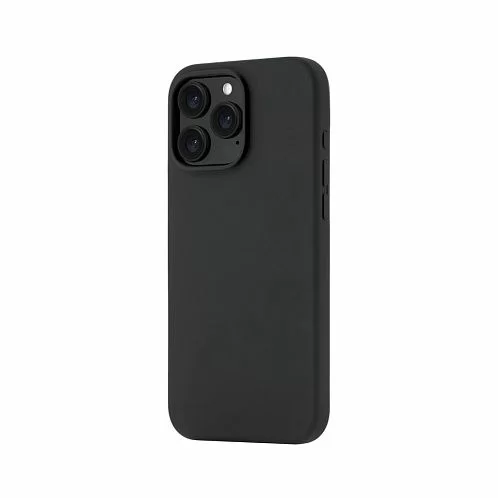 Чехол uBear Touch Mag Case для iPhone 16 Pro Max, силикон, софт-тач, чёрный