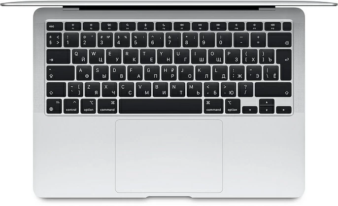 MacBook Air 13" (M1, 2020) 8 Гб, 256 Гб SSD, серебристый