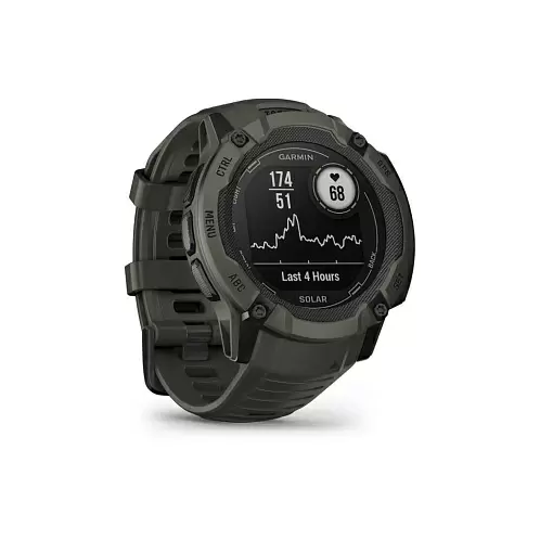 Умные часы Garmin Instinct 2X Solar, темно-зеленый