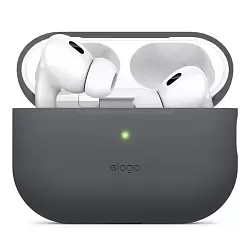 Чехол Elago Silicone case для AirPods Pro 2, темно-серый