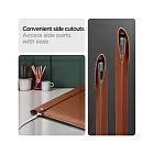 Чехол-конверт Spigen Valentinus Sleeve Laptop для Macbook 15-16", коричневый