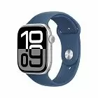 Watch S10, 46 mm, серебристый алюминий, ремешок Sport Band, синий S/M