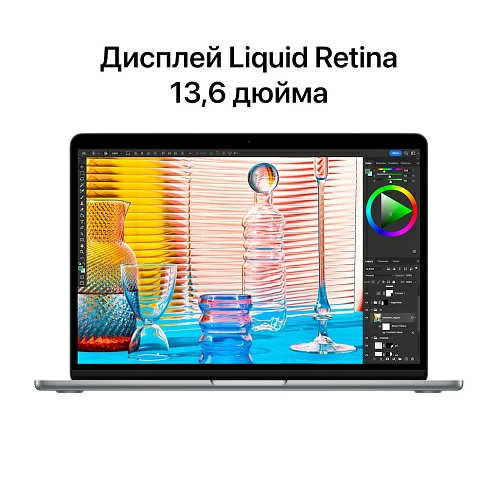 MacBook Air 13" (M2, 2022) 8 Гб, 256 Гб SSD, "серый космос"