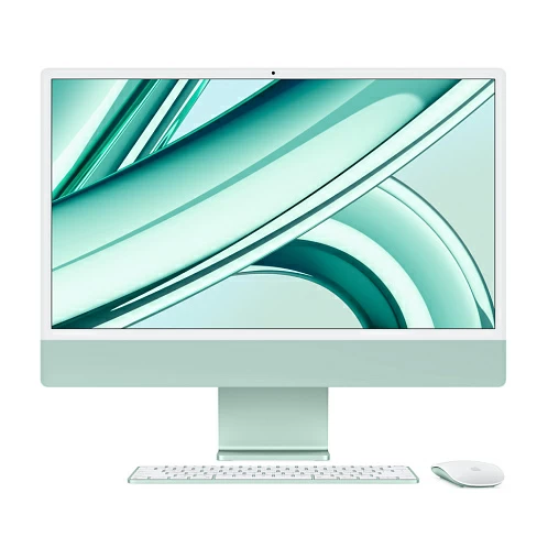 iMac 24" Retina 4,5K, (M3 8C CPU, 10C GPU, 2023), 8 ГБ, 256 ГБ SSD, зеленый