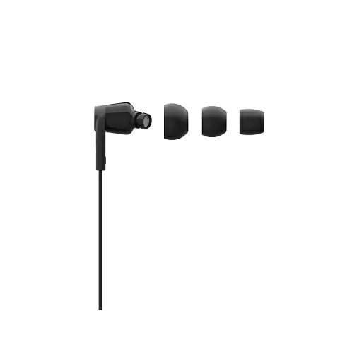 Наушники-вкладыши Belkin Soundform Headphones with Lightning Connector, проводные, черный