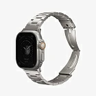 Ремешок Uniq OSTA для Apple Watch 49/45/44/42 mm сталь, саморегулирующиеся звенья, серебристый