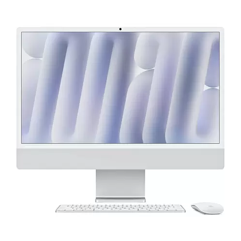 iMac 24" Retina 4,5K, (M4 10C CPU, 10C GPU, 2024), 16 ГБ, 512 ГБ SSD, серебристый