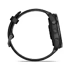 Умные часы Garmin Forerunner 965 черные, темно-серый DLC/титановый безель, ремешок - черный