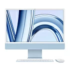 iMac 24" Retina 4,5K, (M3 8C CPU, 10C GPU, 2023), 8 ГБ, 256 ГБ SSD, синий