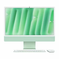 iMac 24" Retina 4,5K, (M4 10C CPU, 10C GPU, 2024), 16 ГБ, 256 ГБ SSD, зеленый