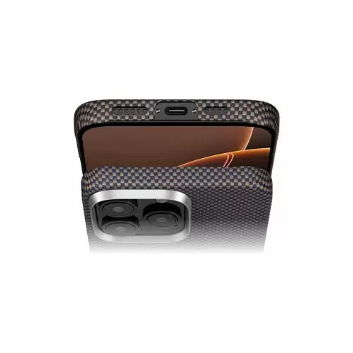 Чехол Pitaka Tactile Woven case для iPhone 16 Pro, Sunset | оранжевый