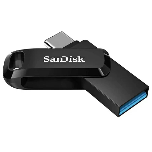 Флеш-накопитель SanDisk Ultra Dual Drive Go, 256 Гб, USB Type-C, черный