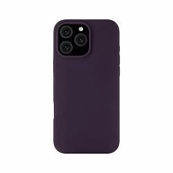 Чехол uBear Touch Mag Case для iPhone 16 Pro Max, силикон, софт-тач, темно-фиолетовый