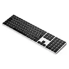 Беспроводная клавиатура Satechi Slim X3 Bluetooth Keyboard-RU, русская раскладка, серебристый