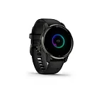 Умные часы Garmin Venu 2 Plus, черные/серый безель, ремешок - силикон, черный