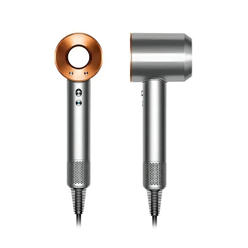 Фен Dyson Supersonic, bright nickel/bright copper, никель/медь (лимитированный футляр) 