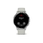 Умные часы Garmin Venu 3S, серо-зеленый/серебристый безель, ремешок - серо-зеленый