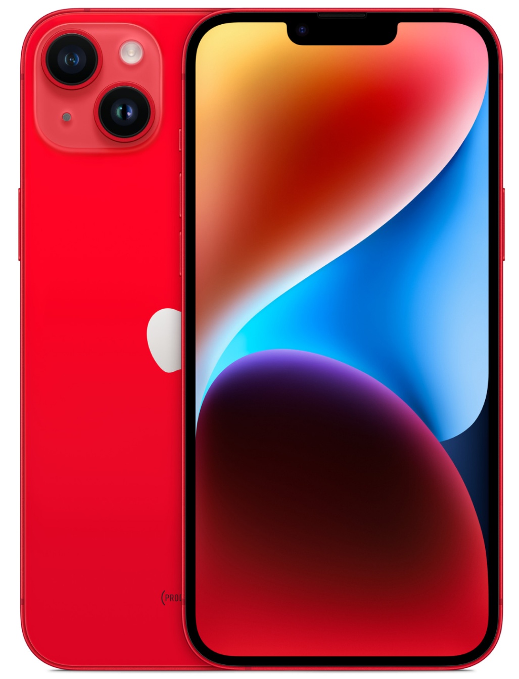 iPhone 14 Plus, 128 Гб, (PRODUCT)RED 1 Sim/eSim (CE, гарантия 30 дней)