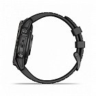 Умные часы Garmin Epix Pro (Gen 2) Sapphire Edition 47 мм, титан/серый/DLC, ремешок - черный