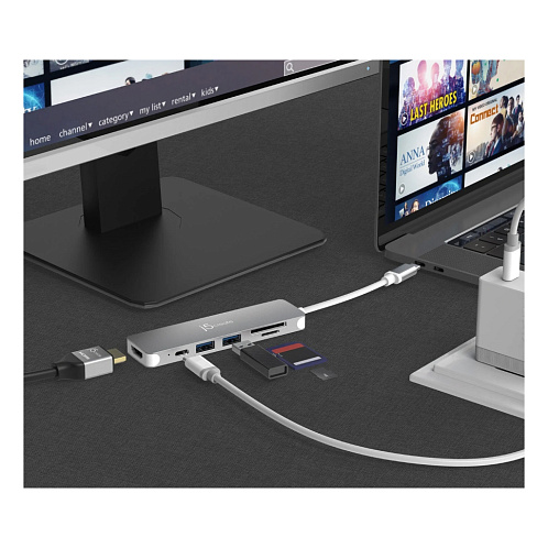 USB-хаб j5create USB-C® to 4K HDMI™ Multi-Port Hub (JCD353)