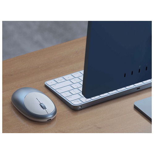 Мышь беспроводная Satechi M1 Bluetooth Wireless Mouse, синий