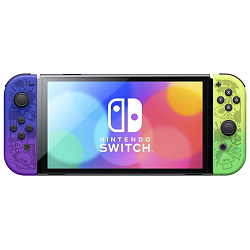 Портативная игровая консоль Nintendo Switch Oled, 64 Гб, Splatoon 3 | зеленый/фиолетовый