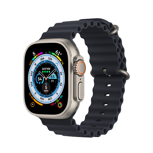 Ремешок Apple Watch 49 мм Ocean, "темная-ночь"