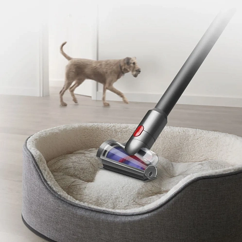 Пылесос портативный Dyson V8 Fluffy Extra silver, никель